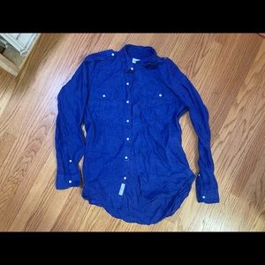 Ovadia&Sons linen shirt with epaulettes